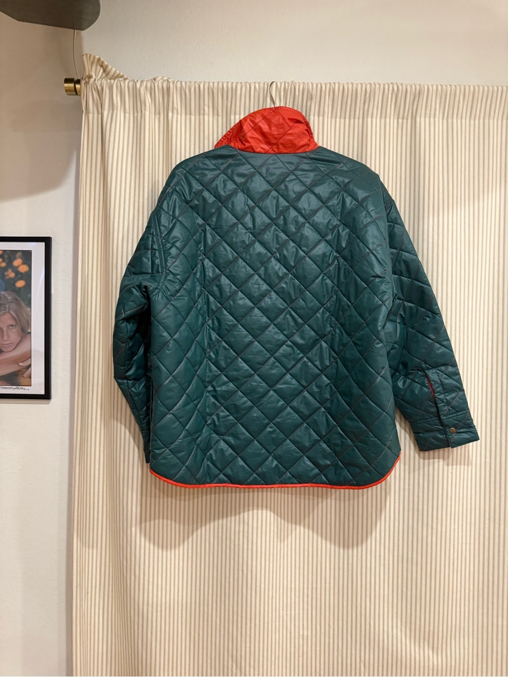 Clare V Jacque Jacket - Spruce & Poppy Quilted Nylon / M/L - Picture 3 of 3